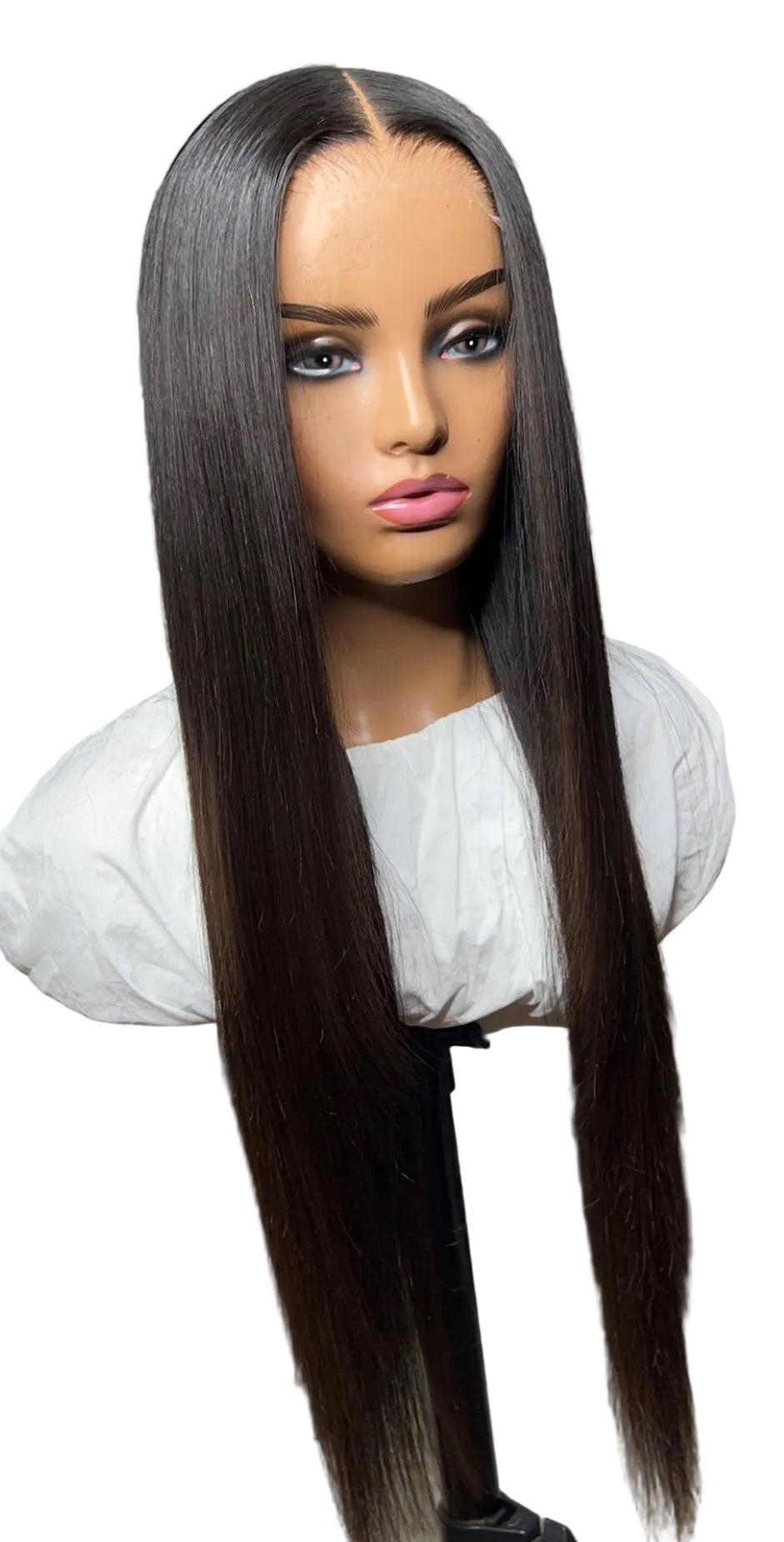 Bone Straight Middle Part