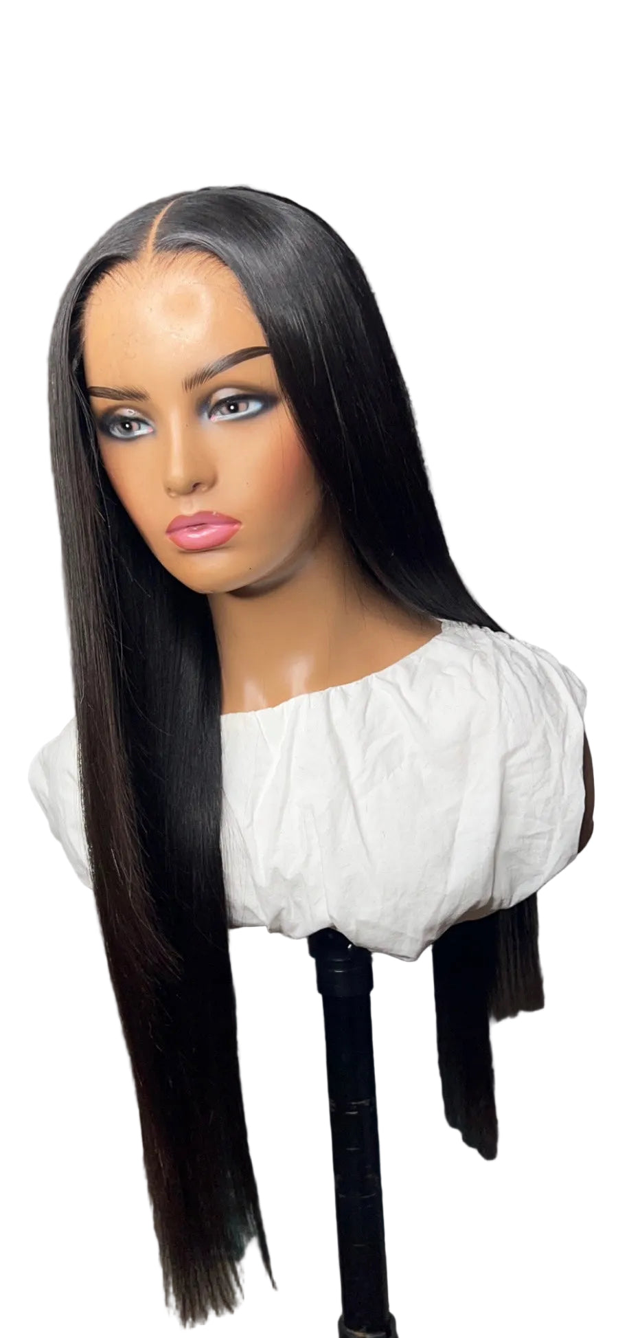 Bone Straight Middle Part